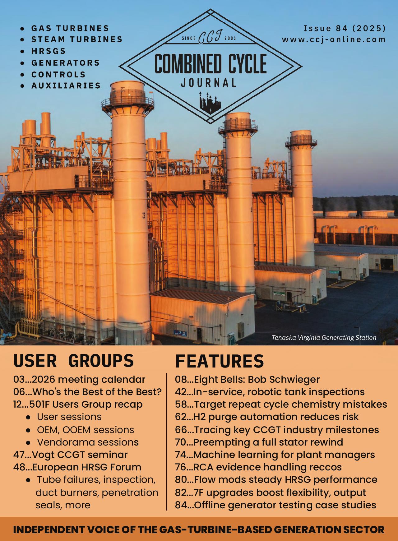 Combined Cycle Journal Issue 84 (2025) cover