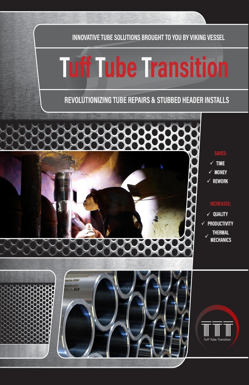 Front cover of the Tuff Tube Transition brochure, Revision 8
